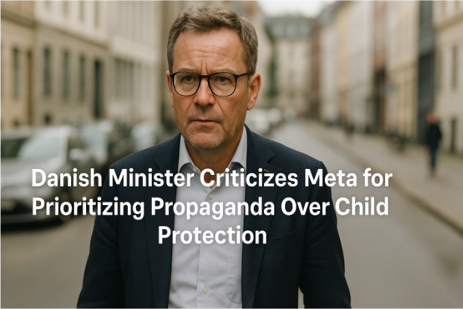 Ministra danesa critica a Meta por priorizar la propaganda sobre la protección infantil